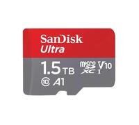 SanDisk Tarjeta MicroSDXC Ultra PLUS 1.5 TB con adaptador SD - Clase 10, UHS-I, V10, A1 - Velocidad lectura 150 MB/s - Compatible con Android, Windows, Chromebook