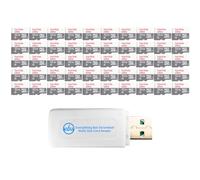 SanDisk - Tarjeta Ultra MicroSD de 32 GB, paquete de 50 unidades de memoria | Compatible con smartphones y cámaras SDSQUNR-032G-GN3MN con 1 lector de tarjetas Everything But Stromboli MicroSD y SD