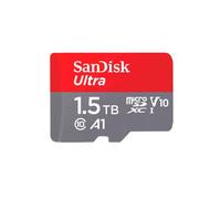 SanDisk Ultra Tarjeta Micro SDXC + adaptador SD 1.5TB (Compatibles con tabletas y móviles Android, UHS-I, hasta 150 MB/s, Video Full HDD, Clase A1 de rendimiento, Class 10, U1)