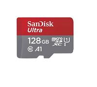 SanDisk Ultra 128 Go microSDXC UHS-I Carte pour Chromebook Avec Adaptateur SD et jusqu'à 140 Mo/s en Vitesse de Transfert
