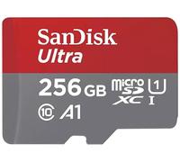 SanDisk Ultra 256 Go microSDXC UHS-I Carte pour Chromebook Avec Adaptateur SD et jusqu'à 150 Mo/s en Vitesse de Transfert