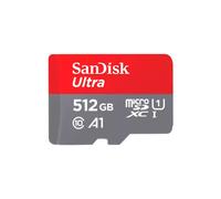 SanDisk Ultra 512GB - Tarjeta MicroSD + Adaptador