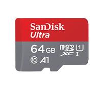 SanDisk Ultra de 64 GB microSDXC UHS-I Tarjeta para Chromebook con Adaptador SD y Velocidad de Transferencia de hasta 140 MB/s