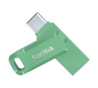 SANDISK Ultra Dual Drive Go, Memoria Flash 128 GB (con conectores USB Type-C y Type-A reversibles, para Android móviles, Tabletas, Macs y Ordenadores, hasta 400 MB/s) Absinthe Green