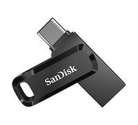 SANDISK Ultra Dual Drive Go, Memoria Flash 128 GB (con conectores USB Type-C y Type-A reversibles, para Android móviles, Tabletas, Macs y Ordenadores, hasta 400 MB/s) Negro