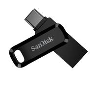 SANDISK Ultra Dual Drive Go, Memoria Flash 2 TB (con Conectores USB Type-C y Type-A Reversibles, para Smartphones, tabletas, Macs y Ordenadores, hasta 400 MB/s) Negro