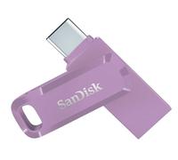 SanDisk 128GB Ultra Dual Drive Go, Memoria Flash USB Type-C con Conectores USB Type-C y Type-A Reversibles, con hasta 400 MB/s para Smartphones, tabletas, Macs y Ordenadores , Lavender