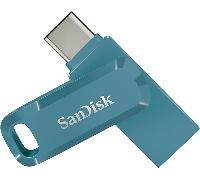 SANDISK Ultra Dual Drive Go, Memoria Flash 128 GB (con conectores USB Type-C y Type-A reversibles, para Android móviles, Tabletas, Macs y Ordenadores, hasta 400 MB/s) Navagio Bay