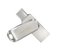 Sandisk Ultra Dual Luxe Usb C 64gb One Size Silver