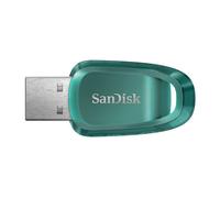 SanDisk Ultra Eco 64GB USB 3.2 Flash Drive with up to 100MB/s read speed. A flas