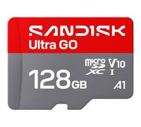 Tarjeta microSDXC Sandisk Ultra GO 128 GB UHS-I 190 MB/s V10 Gris Rojo