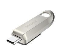 SanDisk Ultra Luxe Pendrive 512 GB Memoria USB Type-C (Unidad Flash, Velocidad de Lectura hasta 400 MB/s, USB 3.2 Gen 1, Connector Retráctil, Diseño metálico) Plata