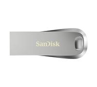 SanDisk Ultra Luxe Pendrive, USB Type-A, 512 GB (Unidad Flash, Velocidad de lectura hasta 400 MB/s, USB 3.2 Gen 1 + USB 3.0 compatible, Protección con Contraseña, RescuePRO Deluxe, Metálico) Plata