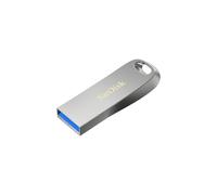 SanDisk Ultra Luxe Pendrive, USB Type-A, 512 GB (Unidad Flash, Velocidad de lectura hasta 400 MB/s, USB 3.2 Gen 1 + USB 3.0 compatible, Protección con Contraseña, RescuePRO Deluxe, Metálico) Plata
