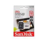 SanDisk Ultra Micro SDHC UHS-I 32GB Memoria Card 80MB/S, SDSQUNR-032G-GN6TA