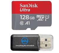 SanDisk Ultra Micro SDXC MicroSD TF Flash Tarjeta de memoria 128 GB 128 G Clase 10 para Go Pro Hero 4 Hero sesión Gopro 4 W/todo lo pero Stromboli lector de tarjetas de memoria.