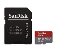 SanDisk Ultra MicroSDHC 64GB Clase 10 UHS-I + Adaptador SD