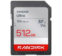 SANDISK Ultra SDXC Tarjeta UHS-I de 512 GB (hasta 195 MB/s de Velocidad de Lectura, vídeo en Full HD, V10, U1, C10) SANDISK Memory Zone App