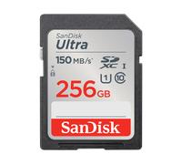 SanDisk 256 GB Ultra SDXC Tarjeta, con hasta 150 MB/s, rendimiento de apps A1, UHS-1, Clase 10, U1