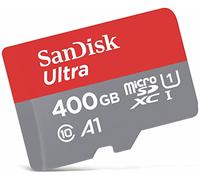 SanDisk Ultra Tarjeta de memoria microSDXC con adaptador SD, hasta 100 MB/s, rendimiento de apps A1, Clase 10, U1, 400 GB