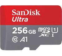 SanDisk Ultra Tarjeta de memoria microSDXC con adaptador SD, hasta 150 MB/s, rendimiento de apps A1, Clase 10, U1, 256 GB