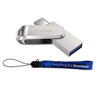 SanDisk - Unidad flash USB 3.1 tipo C de 256 GB para portátiles convertibles Acer, Chromebook Spin 713, Aspire 1 (SDDDC4-256G-G46) Gen1 con (1) cordón Everything But Stromboli