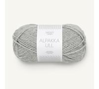 SANDNES - Alpaca Ull - 50 g - 100 m - Gris Mottled 1042