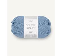 Sandnes Garn Double Sunday aprox. 108 m col. 6032 blå hortensia