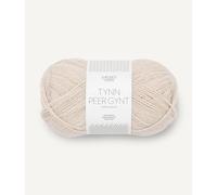 Sandnes Garn Tynn Peer Gynt 2641 205 m de color natural jaspeado, 50 g