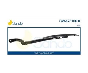 SANDO SWA73106.0 Brazo del limpiaparabrisas lavado de parabrisas Delantero para vehíc. con volante a la izquierda
