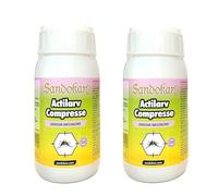 Sandokan, 2 paquetes de 100 tabletas larvicidas contra mosquitos, tabletas efervescentes divisibles de 2 g (400 dosis totales). Tratamiento preventivo contra larvas del mosquito tigre.