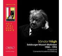 Sandor Végh dirige Mozart : Oeuvres pour orchestre. Schiff.