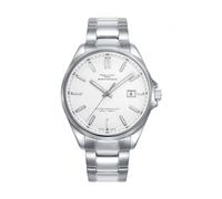 Sandoz Reloj Hombre 83001-07 - Acero Plateado Esfera Blanca 42mm