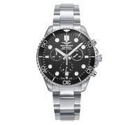 Sandoz Reloj Hombre 83021-57 Sport Cronógrafo Acero Esfera Negra 42 mm Zafiro 200M