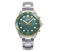 Sandoz Reloj Hombre 83021-67 Sport Cronógrafo Acero Esfera Verde 42 mm Zafiro 200M