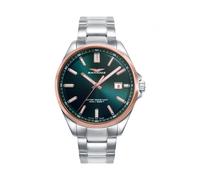 Sandoz Reloj Hombre Acero Verde Swiss Made Casuel 83001-67