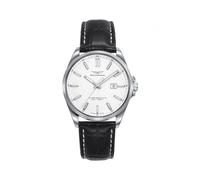 Sandoz Reloj Mujer 83002-07 Casuel Piel Negra y Acero Swiss Made