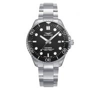 Sandoz Reloj Sport 83019-57 Hombre - Acero, Esfera Negra, Zafiro, 200 m