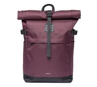 Sandqvist - Icon Rolltop Backpack M Cabernet de Cuero - Burdeos Burdeos one size