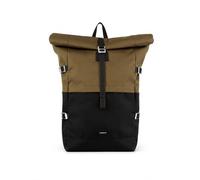 Sandqvist - Ciclismo urbano - Icon Rolltop Backpack L Multi Olive de Cuero - Marrón Marrón one size