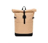 Sandqvist Mochila Icon Rolltop de 14", 23 l, Beige, mochila para portátil, compartimento para portátil de 14", resistente al agua, materiales reciclados