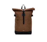 Sandqvist Mochila Icon Rolltop de 14", 23 l, Marrón, mochila para portátil, compartimento para portátil de 14", resistente al agua, materiales reciclados