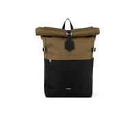 Sandqvist Mochila Icon Rolltop de 14", 23 l, Multi Olive, mochila para portátil, compartimento para portátil de 14", resistente al agua, materiales reciclados