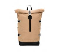 Sandqvist Mochila Icon Rolltop de 16", 26 l, Beige, mochila para portátil, compartimento para portátil de 16", resistente al agua, materiales reciclados