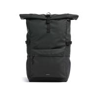 Sandqvist Stream L | Mochila roll-top | negro | 34 L | poliéster reciclado