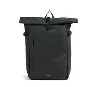 Sandqvist Stream M Mochila roll-top negro, fibra sintética, unisex, 12L