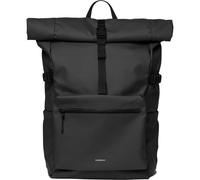 Sandqvist - Stream Rolltop Backpack L Black - Negro Negro one size
