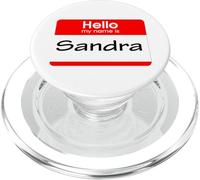 Sandra, Hola, me llamo Etiqueta, Insignia PopSockets PopGrip para MagSafe