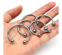 Sandritas Anillos de acero inoxidable para el pene - Juguete sexual para hombres - Anillos de metal con bolas - Anillo glande - Anillos de pene - Anillos de pene - Juguetes sexuales en diferentes tamaños 40 mm