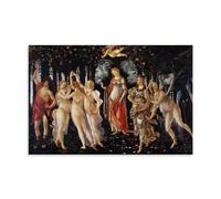 Sandro Botticelli - Póster decorativo de La Primavera Alegoría de la Primavera, obra maestra, lienzo decorativo para sala de estar, dormitorio, oficina, decoración del hogar, 30 x 45 cm